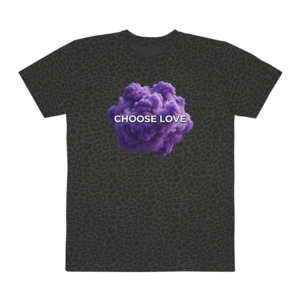 Purple Smoke 'Choose Love' T-Shirt | 3rd Heaven Logo Tee
