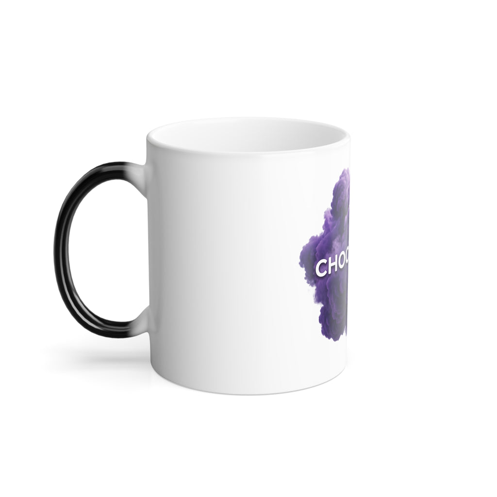 Choose Love purple smoke design Mug | Color Morphing 11oz